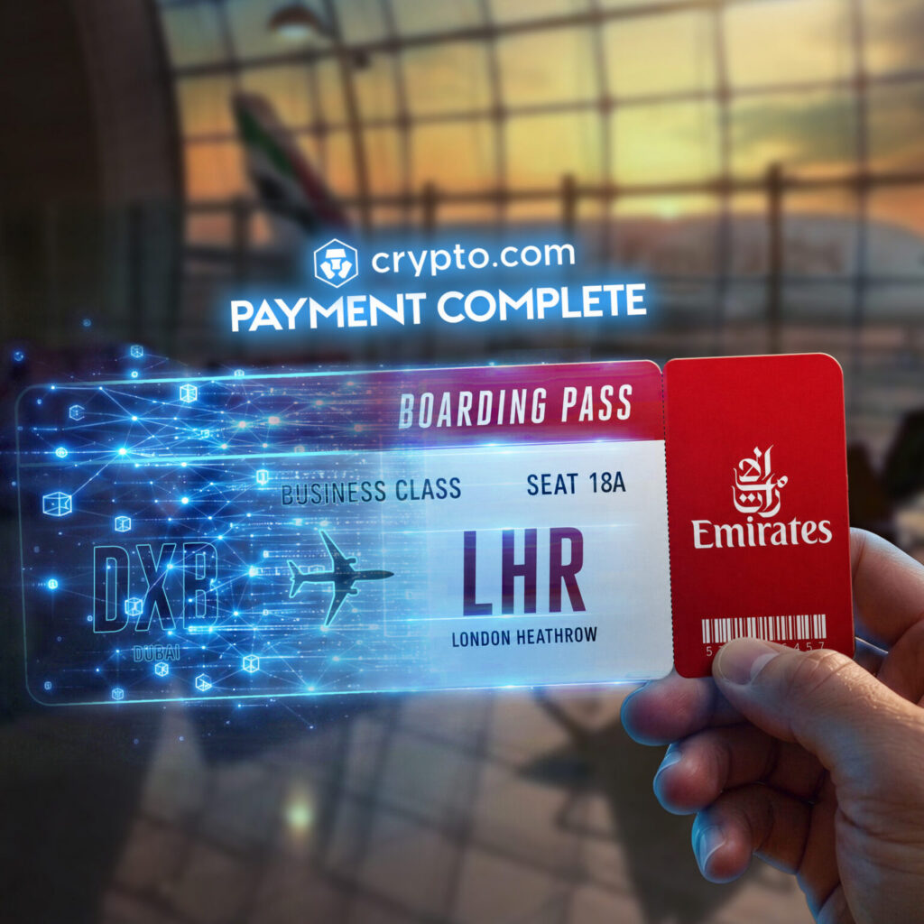طيران الإمارات تطلق “Crypto.com Pay” لتعزيز خيارات الدفع الرقمي لعملائها