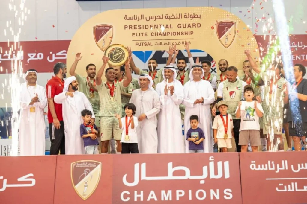 يعقوب آل علي يتوج «حي» بطلاً لنخبة حرس الرئاسة لكرة الصالات